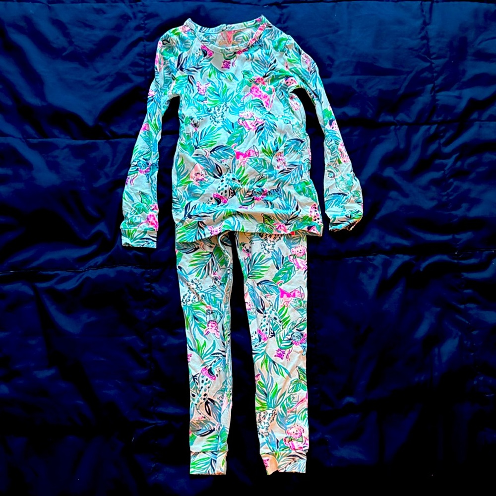 Lilly Pulitzer Girls Pajama Set size 4